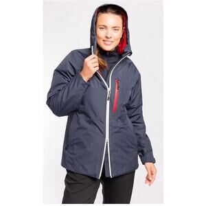 Navy Chick Fil A Manager’s Female Northeast 8 Jacket Quilted Red Interior- L